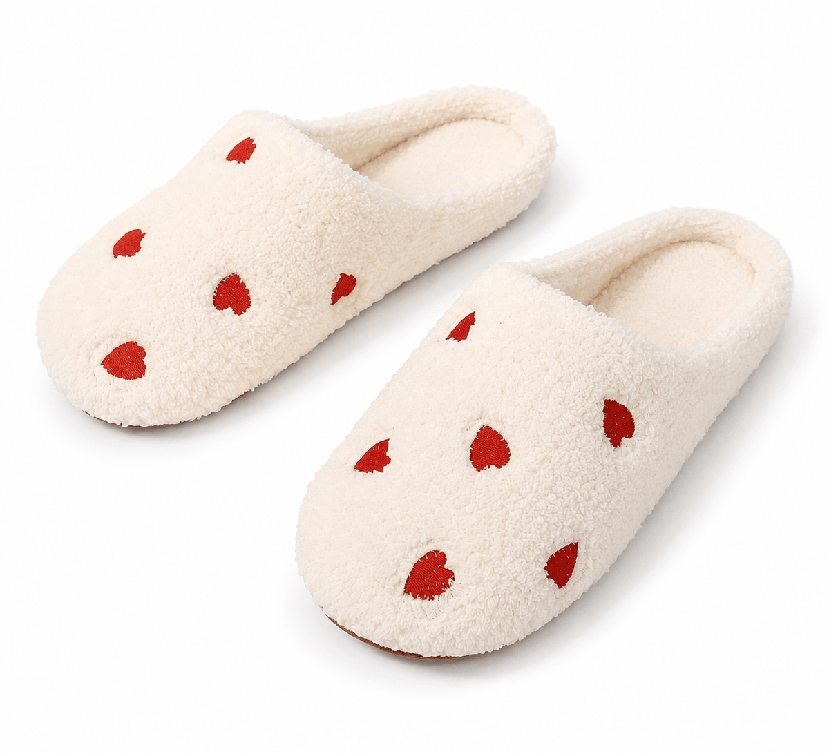 Orthopaedic Warm Heart Slippers for Women - Cute Cosy Support