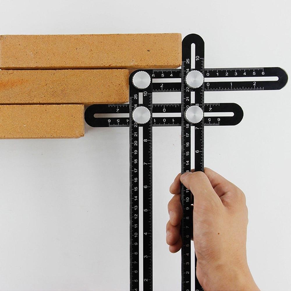 Six Sided Aluminum Alloy Angle Measuring Tool