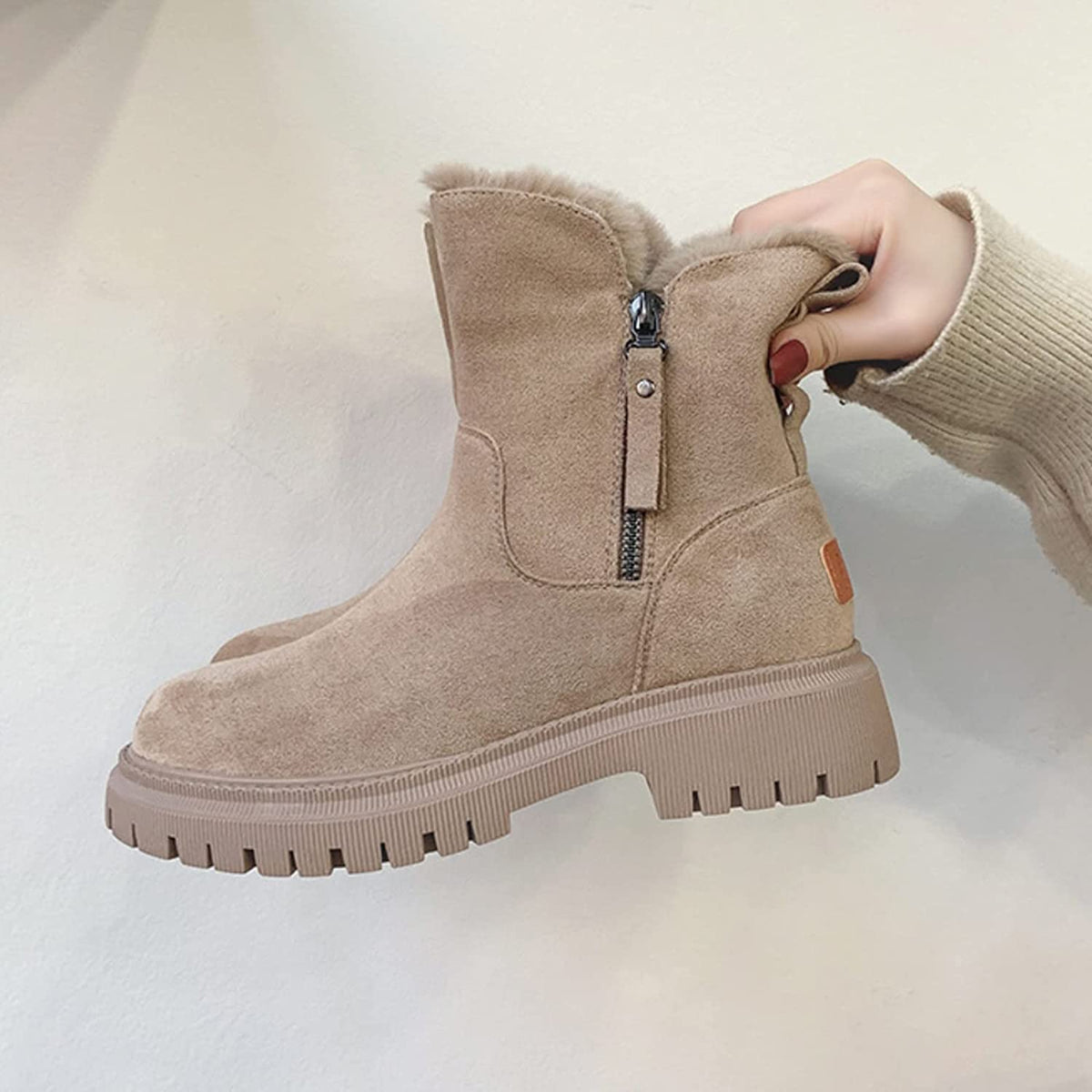 Paula™ | Warm velvet winter boots