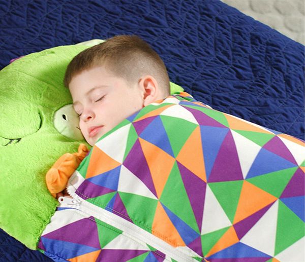 Children’s sleeping bag – Pillow 2 in 1 animal, plush pillow