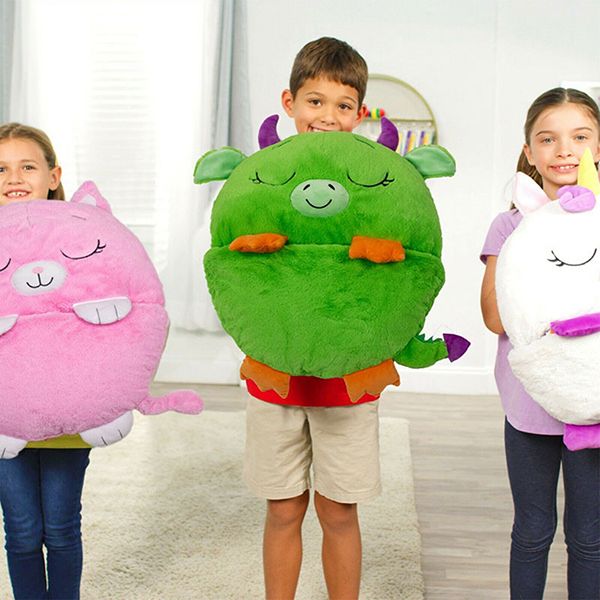 Children’s sleeping bag – Pillow 2 in 1 animal, plush pillow