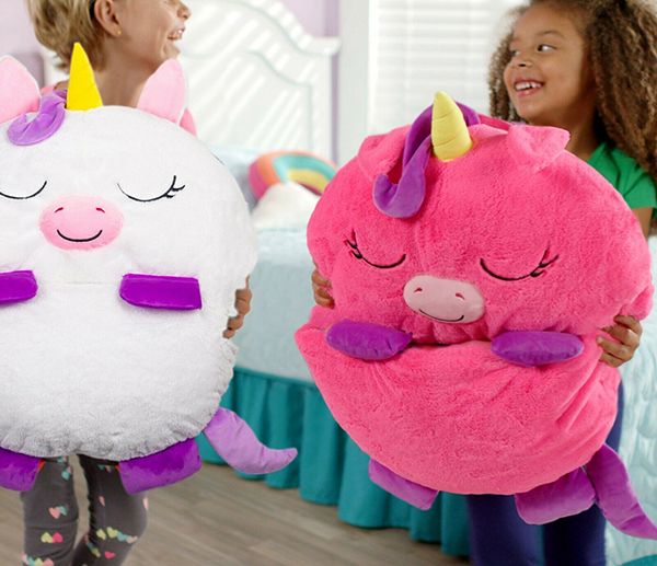 Children’s sleeping bag – Pillow 2 in 1 animal, plush pillow