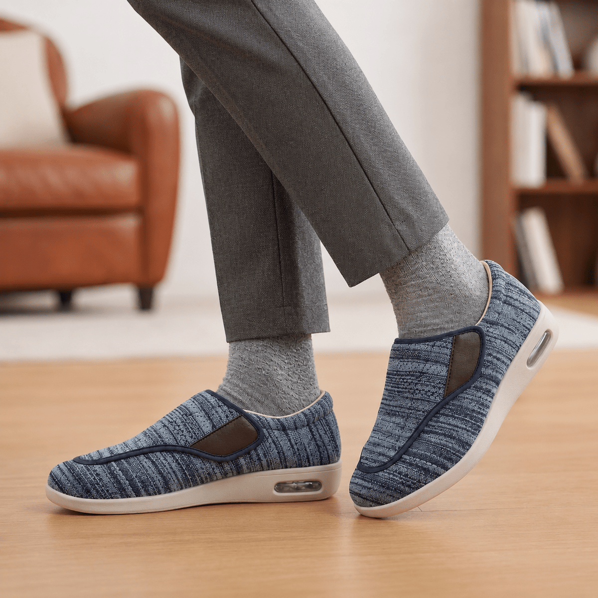 Diabetic Wide-Fit Walking Shoes for Women - Orthopaedic Roomy Comfort