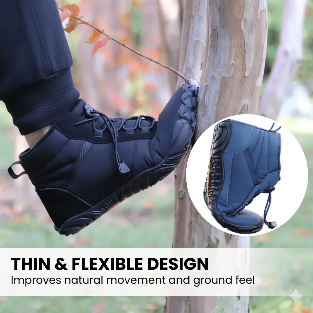 Orthopaedic Winter Barefoot Shoes for Women - Warm Comfort & Arch Support