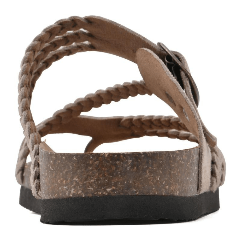 Orthopaedic Braided Cork Sandals for Women - Natural Comfort & Arch Support