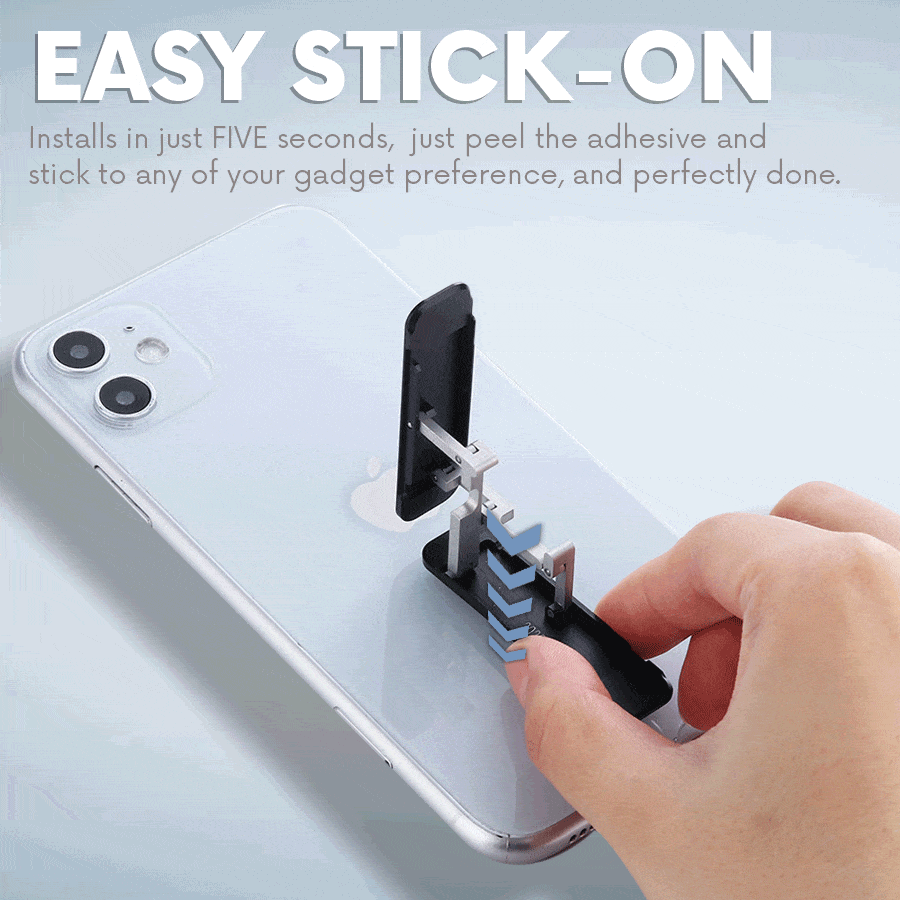 Ultra Thin StickOn Adjustable Phone Stand