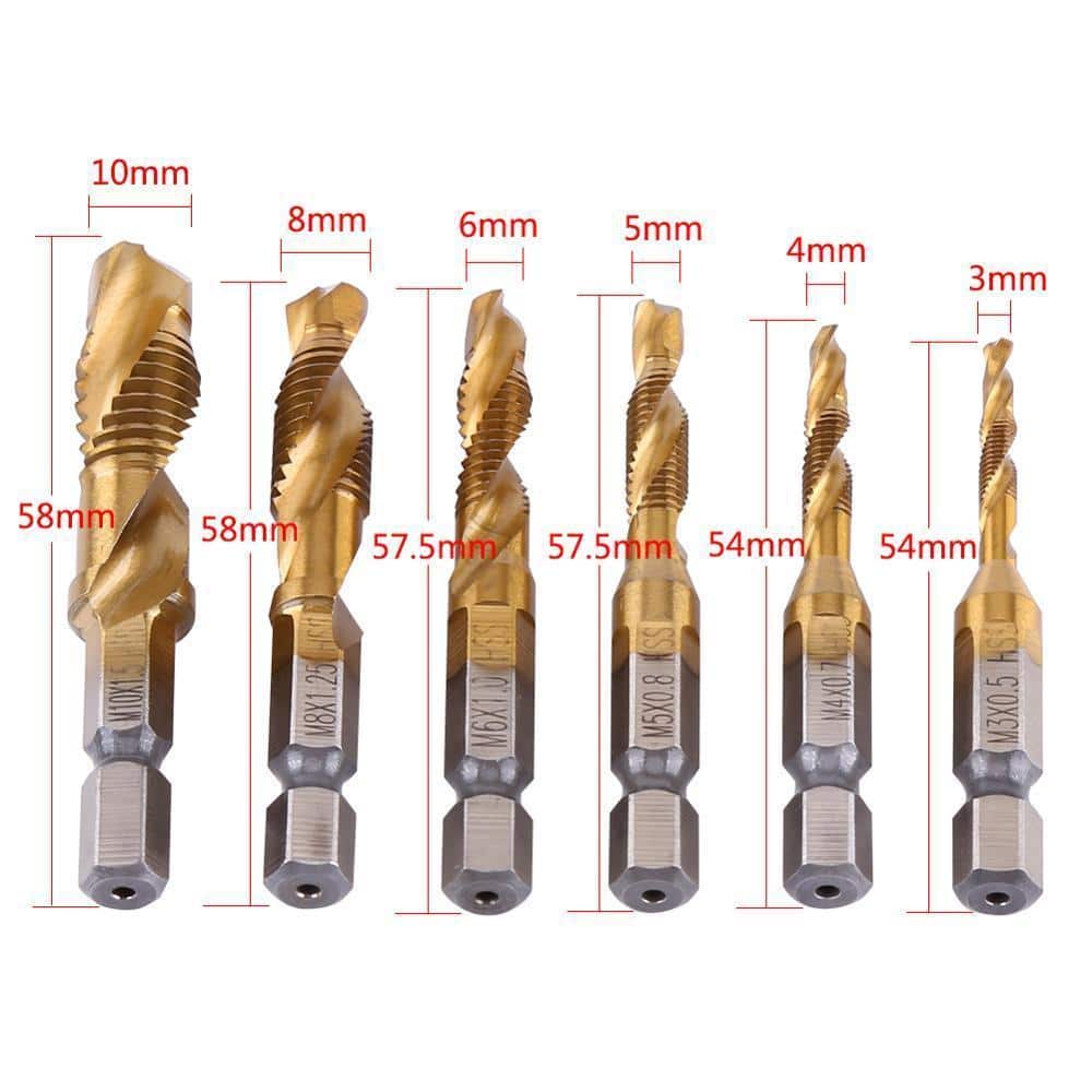 Bolt Thread Spiral Tap Complete Set