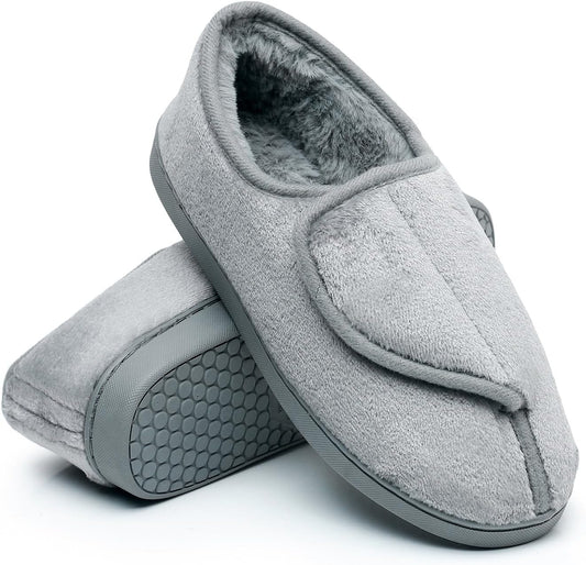Unisex Orthopaedic Memory Foam Diabetic Slippers - Safe Home Comfort