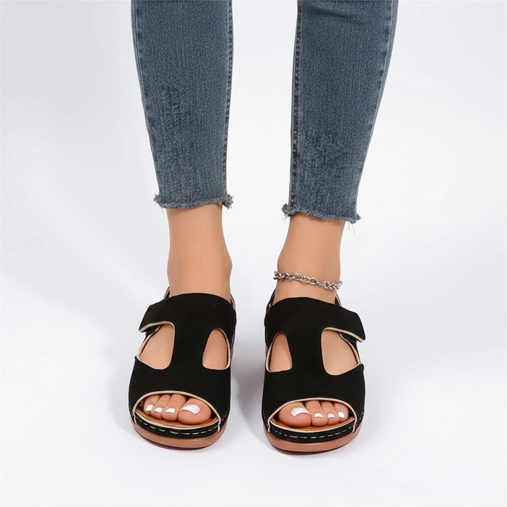 Orthopaedic Suede Walking Sandals for Women - Premium Comfort & Support