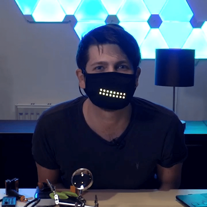 IllumiMask – Voice Activated LED Mask