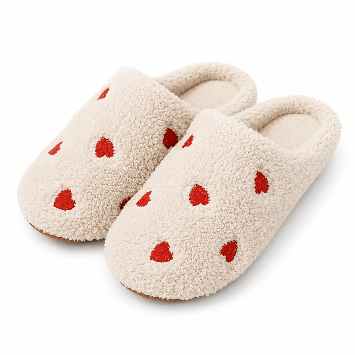 Orthopaedic Warm Heart Slippers for Women - Cute Cosy Support