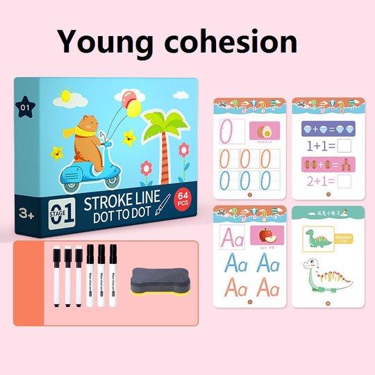 Magical Tracing Workbook Reusable Toddler Learning Toys