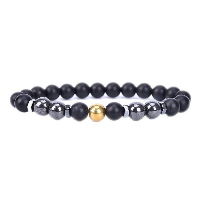 Anti-Swelling Black Obsidian Anklet