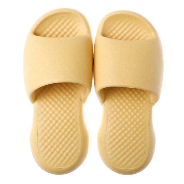 Non-slip wear-resistant thick-soled super soft slippers