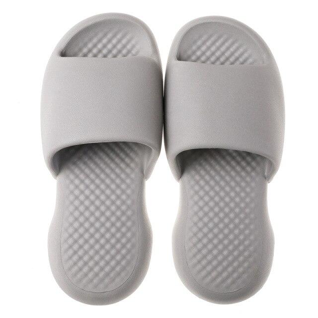 Non-slip wear-resistant thick-soled super soft slippers