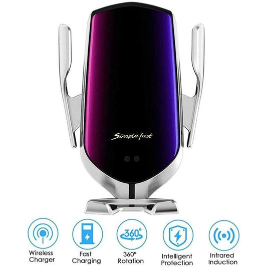 Auto-Clamping Car Phone Charger