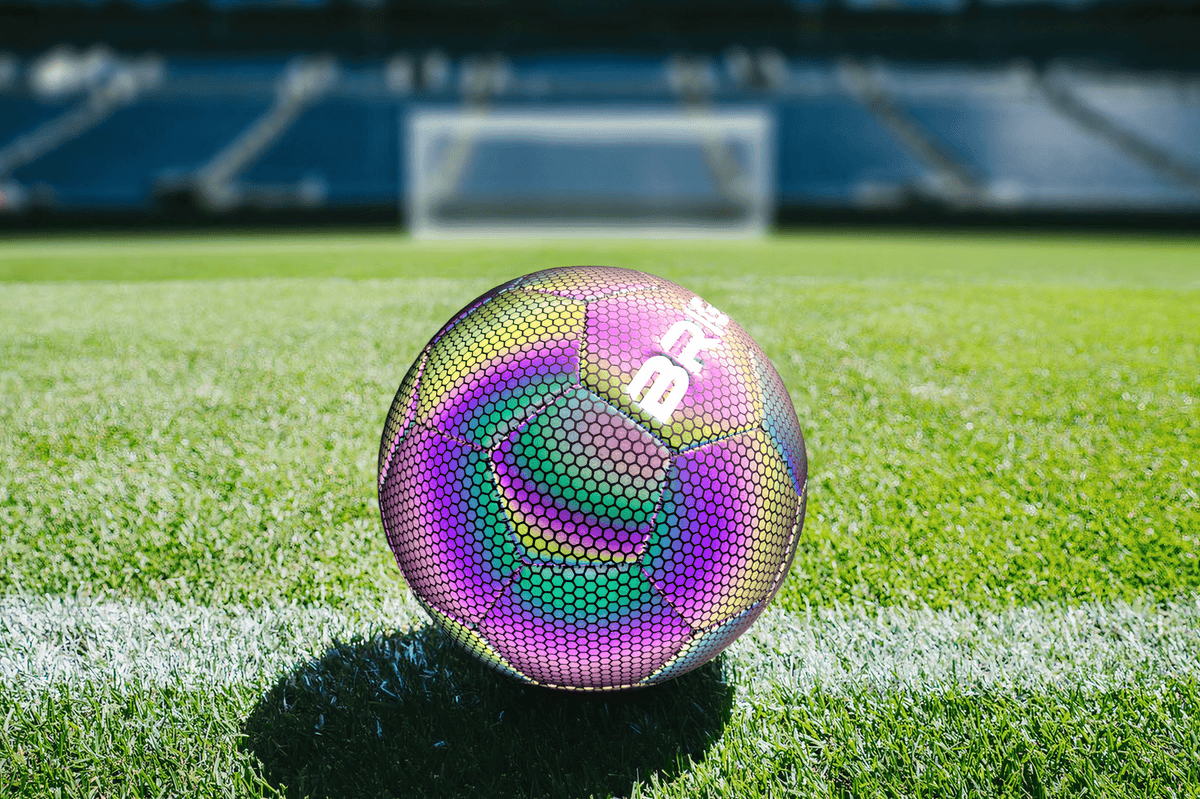 Fluorescent soccer ball