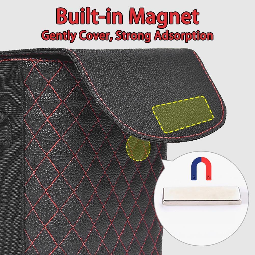 Car Seat Leather Multifunctional Basket