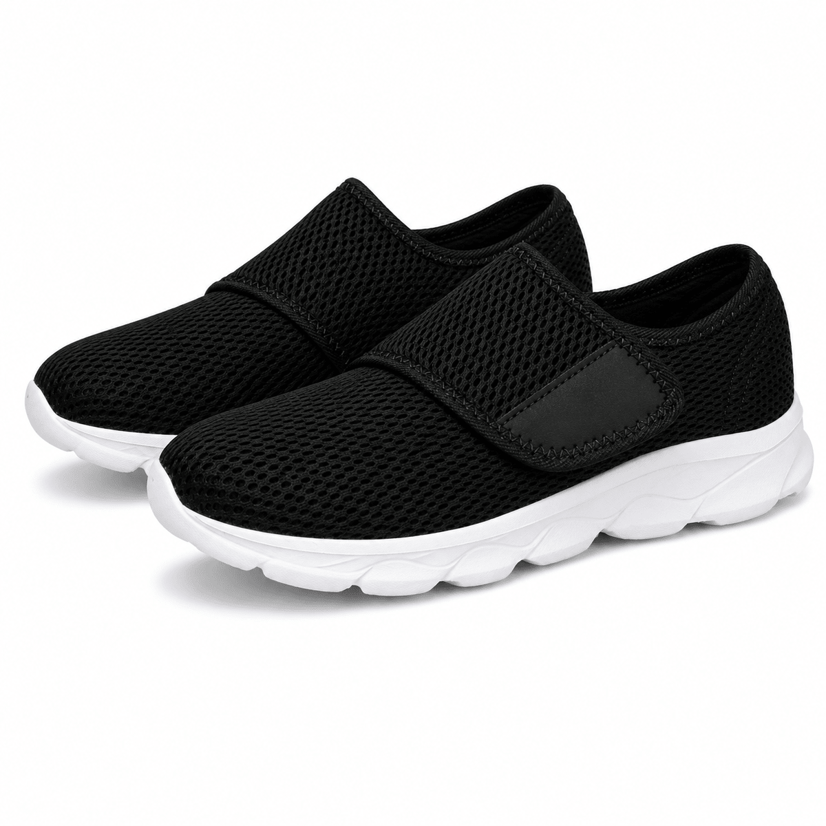 Diabetic Wide-Fit Walking Shoes - Breathable Comfort with Arch Support