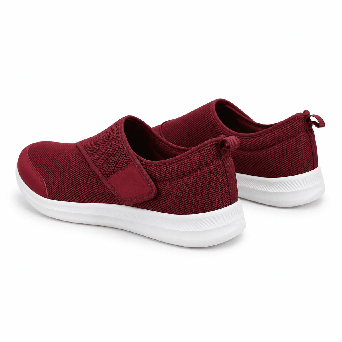 Comfortable Slip-On Shoes for Women - Breathable Mesh & Wide-Fit Support
