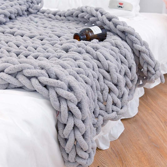 Handmade Chunky Knit Blanket