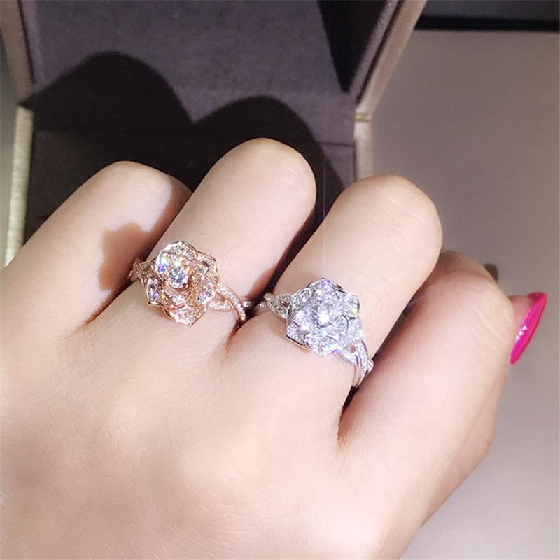 Enchanged Crystal Rose Ring