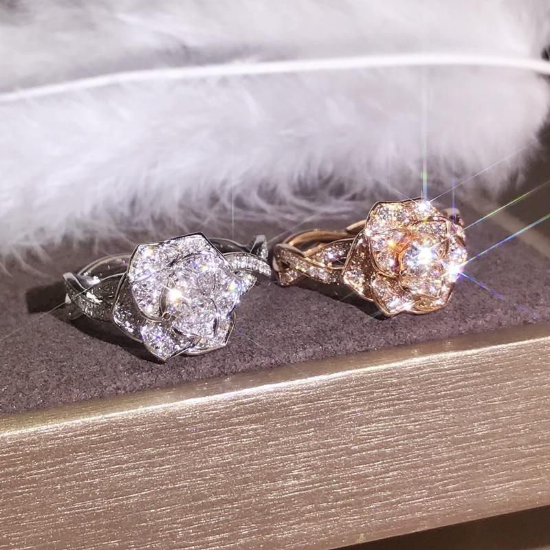 Enchanged Crystal Rose Ring