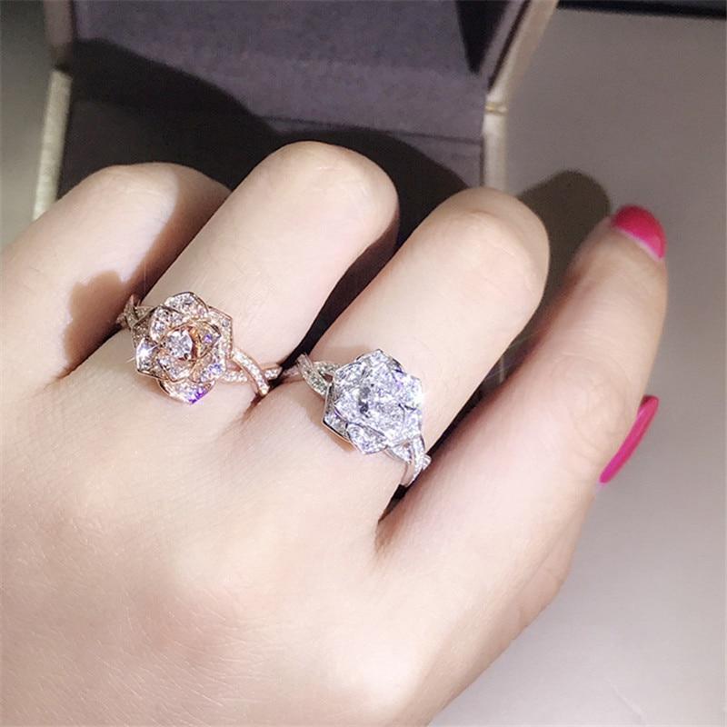 Enchanged Crystal Rose Ring