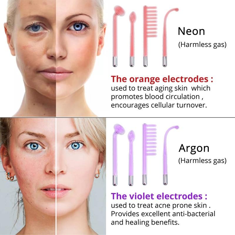 High Frequency Electrotherapy Facial Device