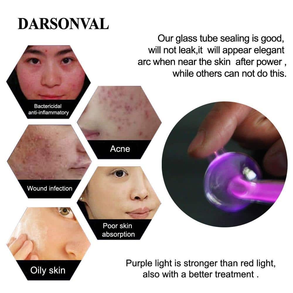 High Frequency Electrotherapy Facial Device