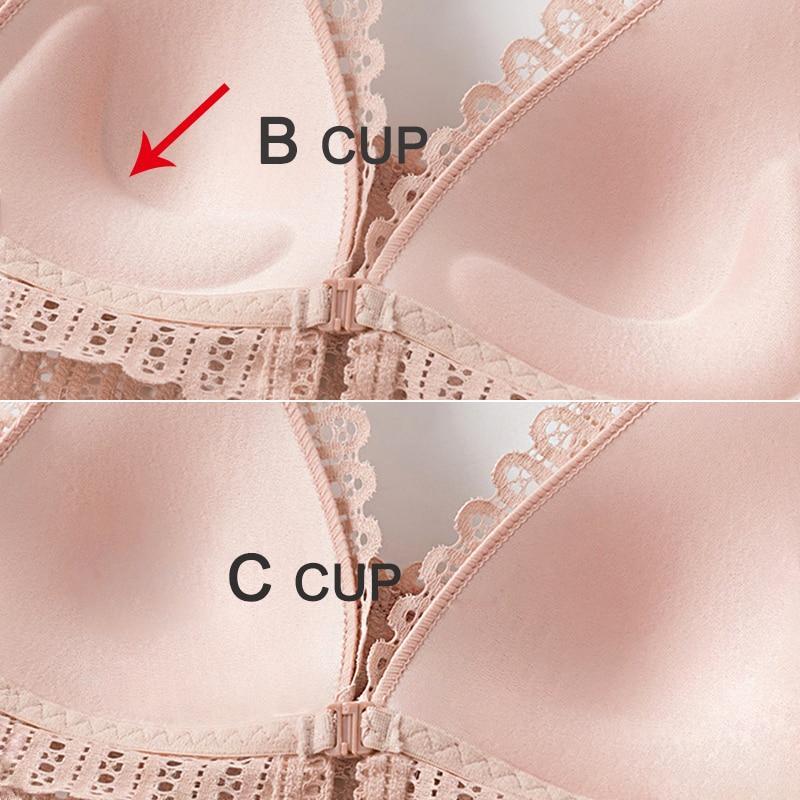 LaxChic Breathy Front Buckle Lace Bra