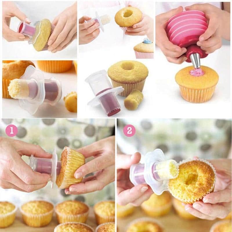 Filled Cupcake Corer Plunger Cutter