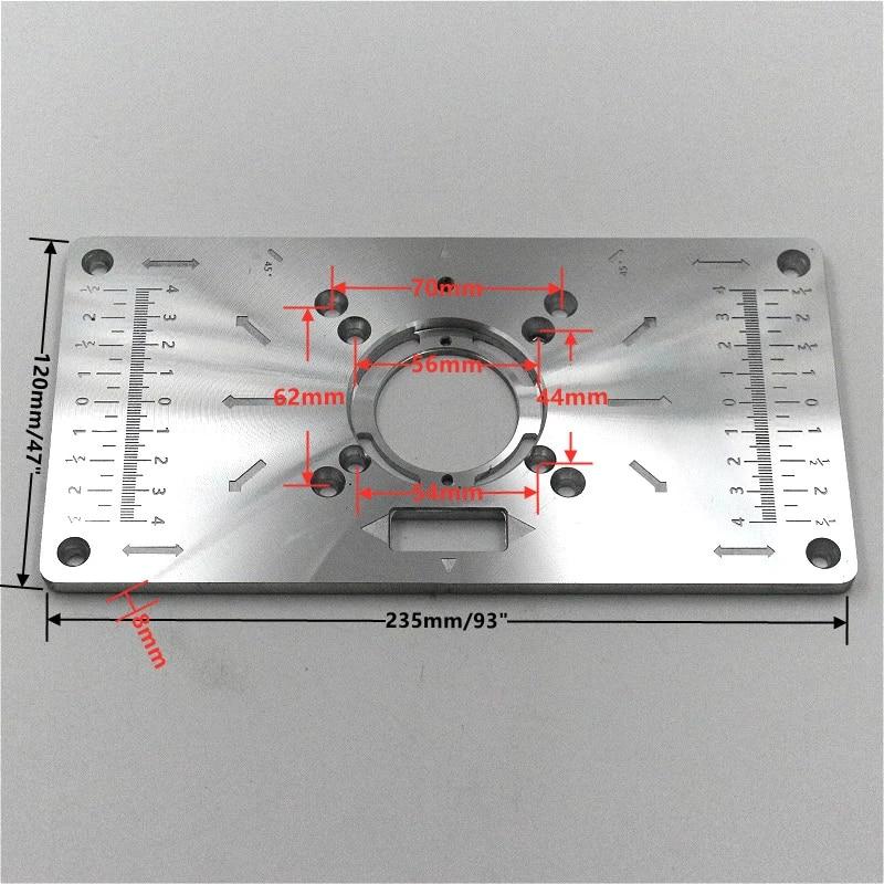 Aluminum table for woodworking
