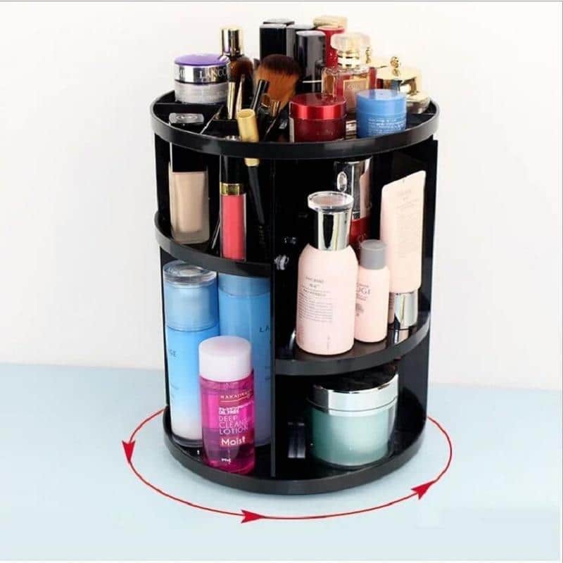 360 Rotating Makeup Organizer Storage