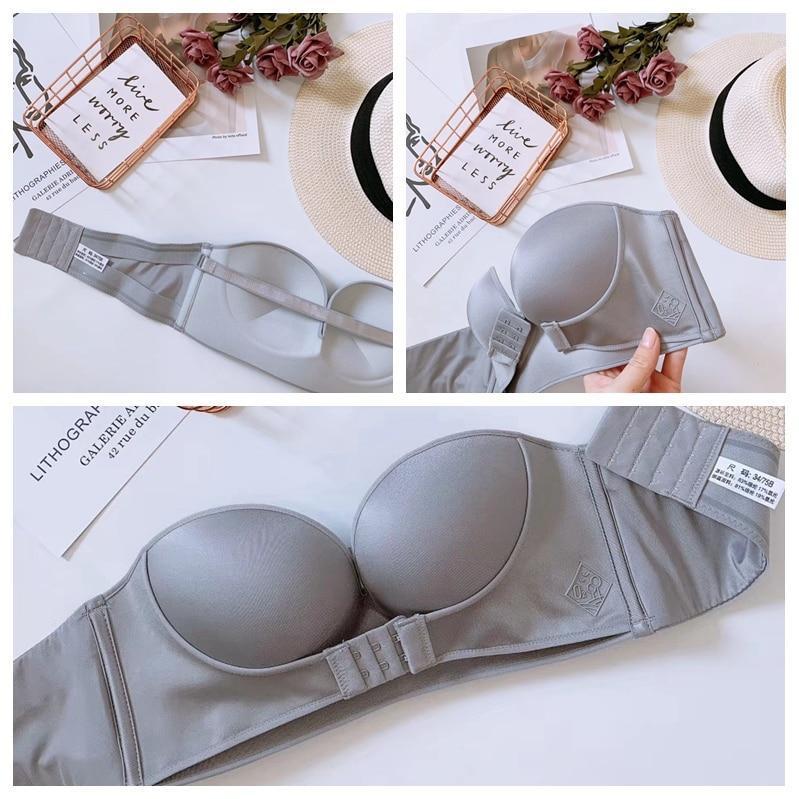 Invisible Stay Up Front Push Up Bra