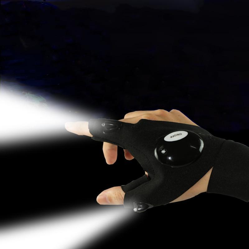 LED Flashlight Waterproof Gloves
