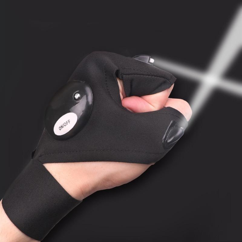 LED Flashlight Waterproof Gloves