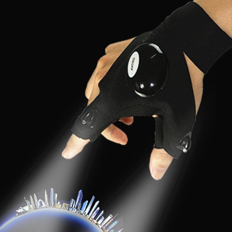 LED Flashlight Waterproof Gloves