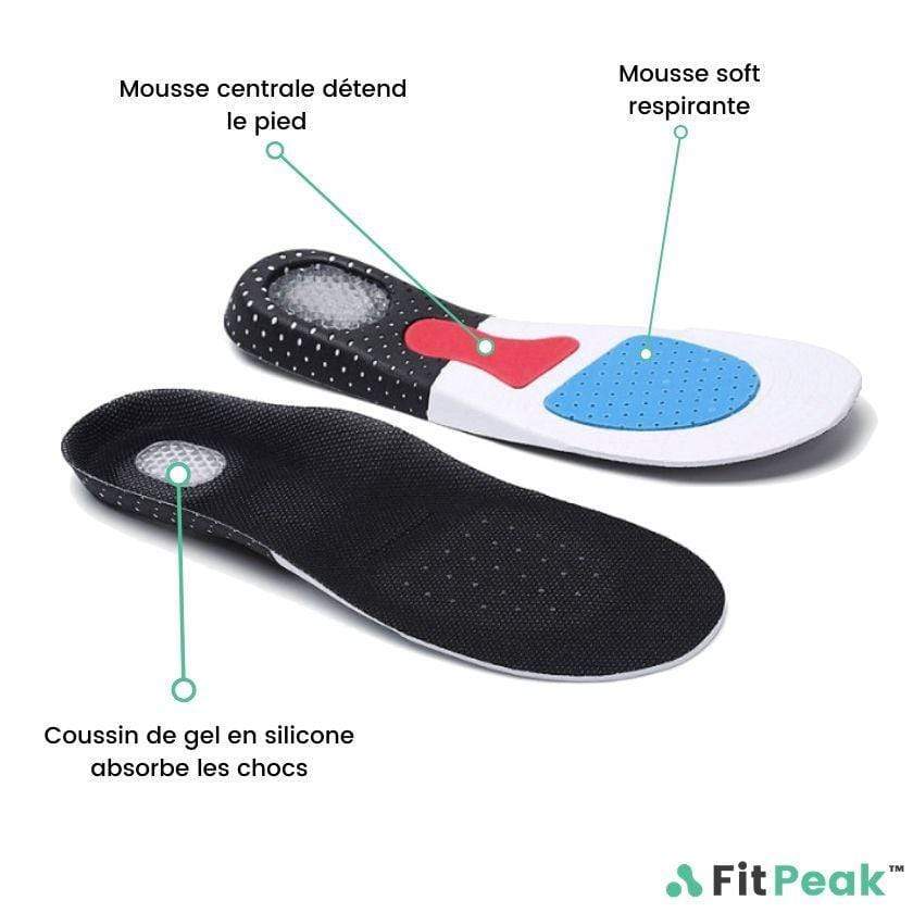 Orthopedic insoles to relieve heel spur and plantar fascitis