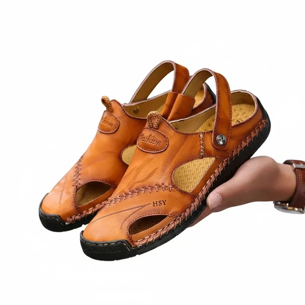 Orthopedic Leather Sandals for Women - Premium Quality & Arch Support