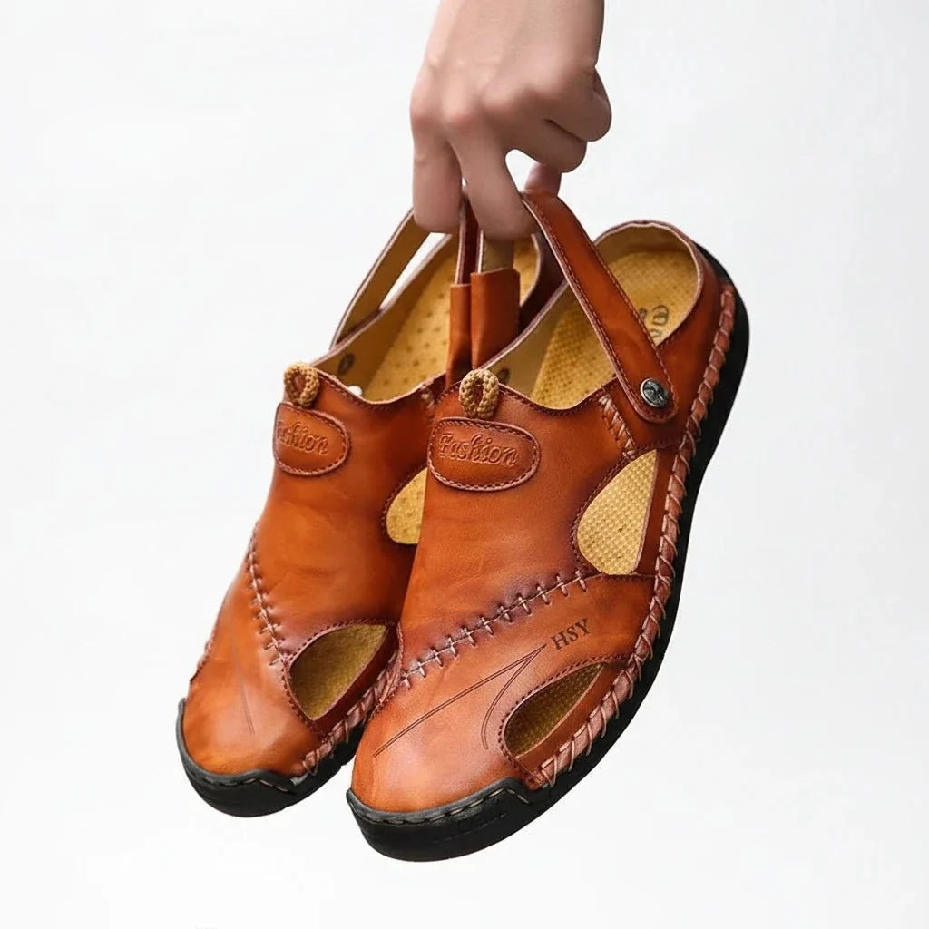 Orthopedic Leather Sandals for Women - Premium Quality & Arch Support
