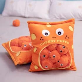 Cheesy-puffs pillow Bag of plush toys for children
