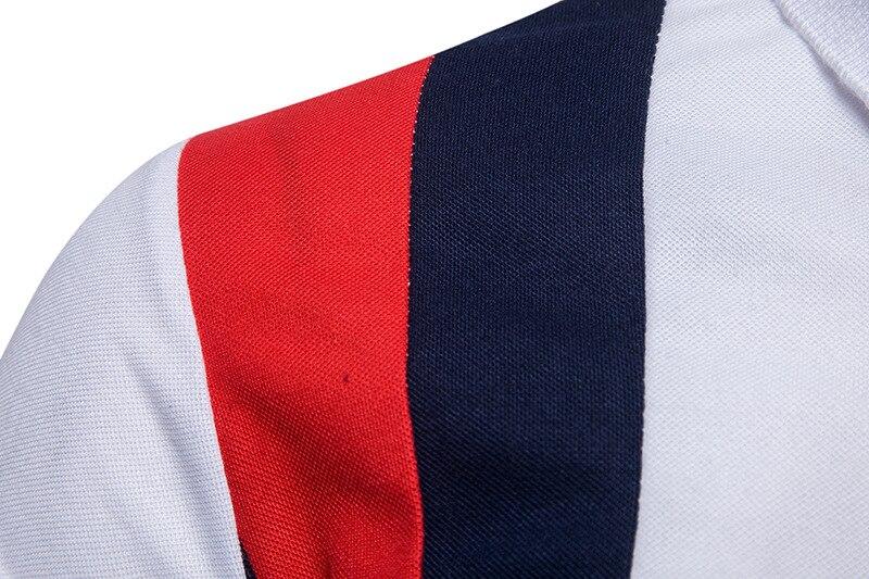 Men’s tricolor polo shirt
