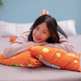 Cheesy-puffs pillow Bag of plush toys for children