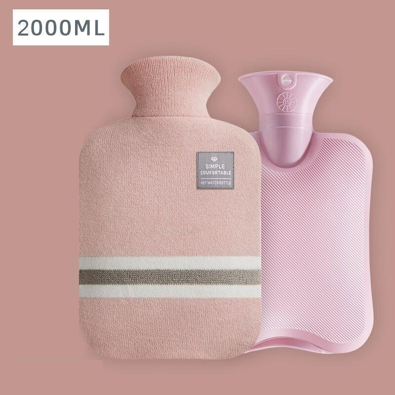2l pvc hot water bottle with cover