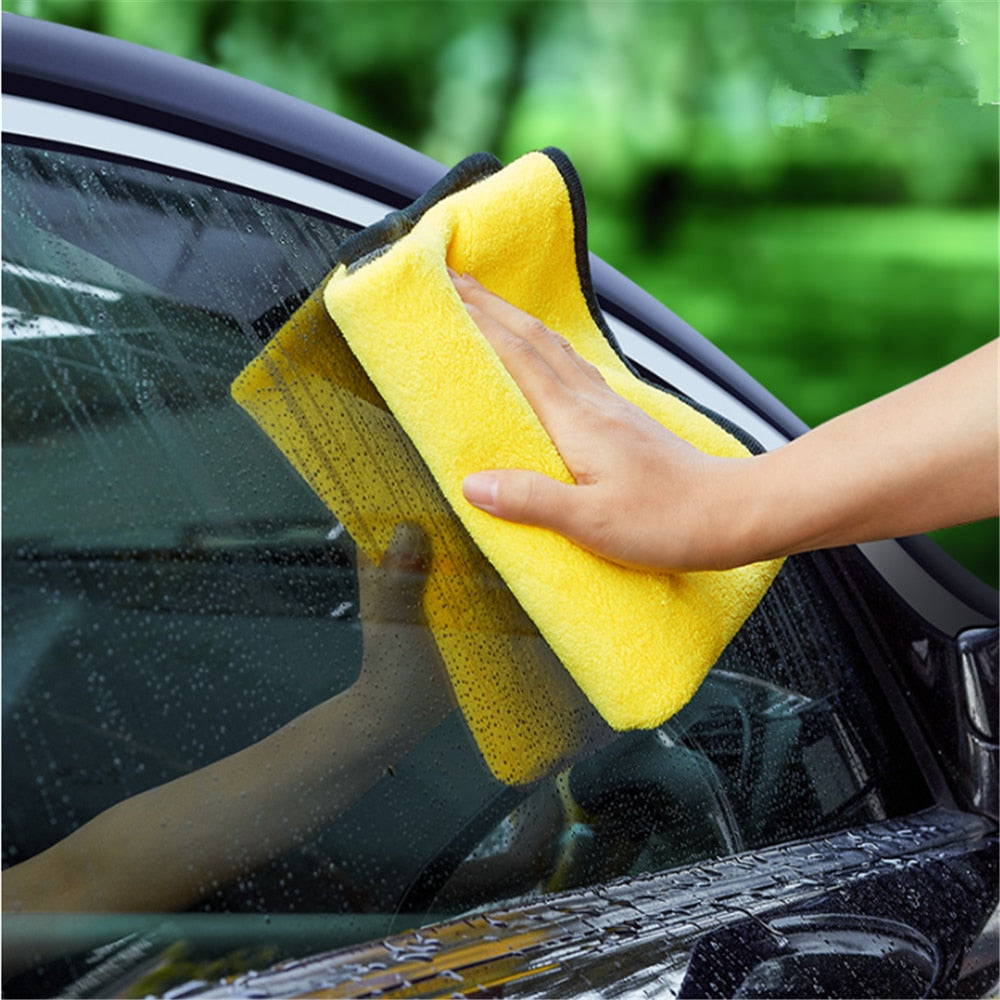 Absorb water and wipe car towels