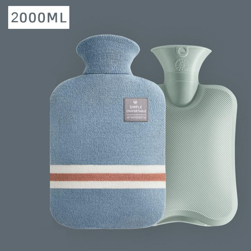 2l pvc hot water bottle with cover