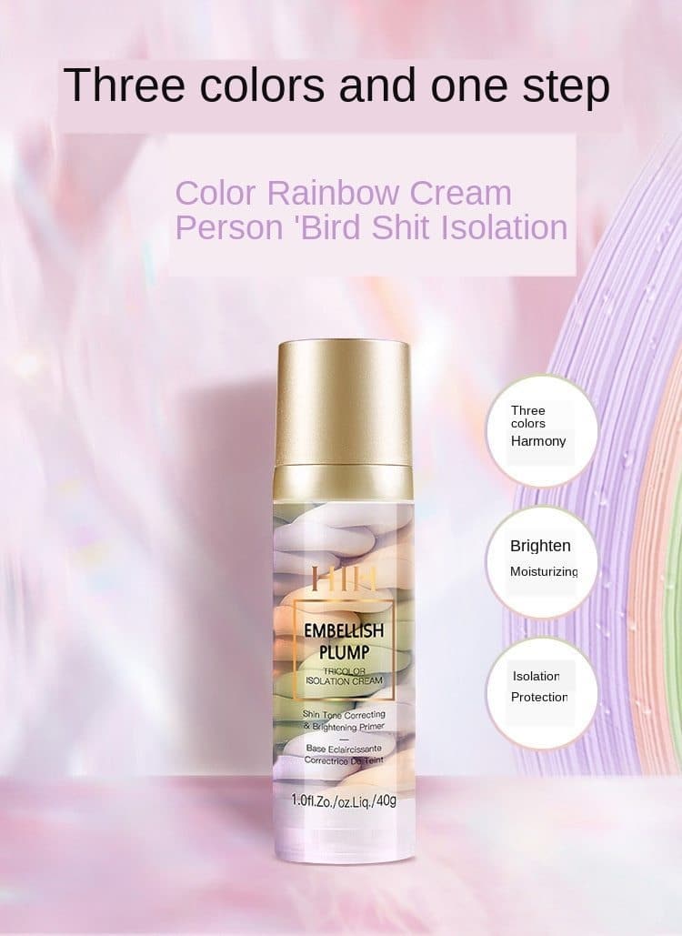 Rainbow Tricolor Makeup Base