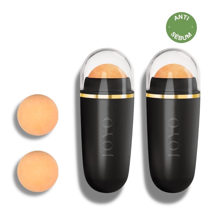 Volcanic roller for matte skin