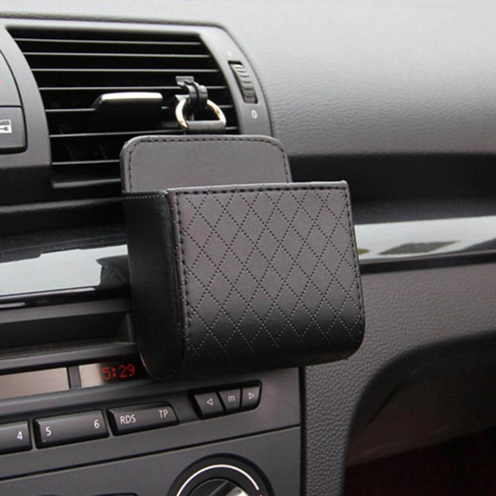 Car Vent Leather Pocket